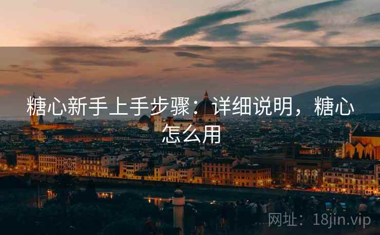 糖心新手上手步骤：详细说明，糖心怎么用