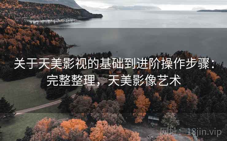 关于天美影视的基础到进阶操作步骤:完整整理,天美影像艺术 关于天美影视的基础到进阶操作步骤:完整整理,天美影像艺术